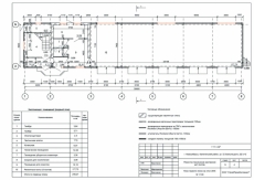 СТО на 5 постов - план 1-го этажа 